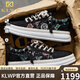 KLWP奢侈國際高端品牌輕奢設(shè)計(jì)師款秋冬燈芯絨運(yùn)動鞋小白鞋小眾時(shí)尚韓 黑色 42