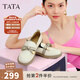 他她（TATA）通勤百搭樂(lè )福鞋2024春季新款方跟小皮鞋女單鞋WCPA1AA3 米白 37