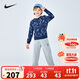 NIKE3BRAND 耐克童裝男女童圓領(lǐng)衛衣+長(cháng)褲2件套2025春季兒童套裝