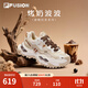 FILA FUSION斐樂(lè )潮牌女鞋BIANCO厚底休閑奶茶系列硬糖鞋運動(dòng)老爹鞋 【烤奶波波】雪白/泡芙粉-SP 36.5