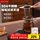 美廚（maxcook）304不銹鋼茶漏 過(guò)濾網(wǎng)濾茶器茶濾泡茶器茶隔茶葉茶水分離MCPJ7107
