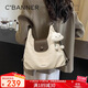 千百度（C.BANNER）包包女包牛皮單肩包斜挎雙肩包輕奢百搭生日禮物高級感送女友老婆