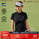 FILA 斐樂(lè )官方女子針織短袖POLO衫2025夏季新款網(wǎng)球運動(dòng)防曬上衣