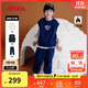 NEW BALANCE4-14歲男女童春秋新品套裝時(shí)尚背心三件套