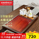 金灶（KAMJOVE）黑檀木實(shí)木茶盤(pán)套裝 全自動(dòng)上水泡茶茶道茶海茶臺整套茶具R-190 配G9茶爐
