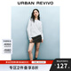 UR2025秋季新款女裝立體花朵珠片寬松長(cháng)袖T恤UYU450019 本白 (偏寬松) S