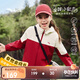 安踏兒童女童運動(dòng)上衣2025秋舒適四防連帽運動(dòng)薄外套A62537603