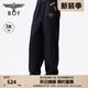 BOY LONDON春夏男女同款抑菌高街黑色休閑潮牌針織長褲N15902 黑色 L
