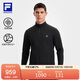 FILA 斐樂(lè )官方男士針織長(cháng)袖外套2025秋健身運動(dòng)基礎防曬上衣