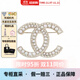 香奈兒（Chanel）經(jīng)典雙C時(shí)尚休閑胸針女款節日送禮 AB8447-B08305-NI571