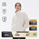 KOLON SPORT/可隆抓絨夾克 女子戶(hù)外運動(dòng)登山寬松保暖透氣冬外套 LKFJ4WN134-CR 米白 M 165/88A