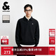 杰克·瓊斯（JACK&JONES） 男裝秋季日常百搭肌理感提花針織寬松polo領(lǐng)衛衣225333068
