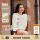 森馬（Semir）史努比系列衛(wèi)衣女卡通落肩寬松衣服個性秋設計感圖案101524116009