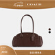 蔻馳（COACH）女士EMPIRE CARRYALL 34號手袋牛皮革手提包單肩包 B4/楓樹(shù)棕色（新版）