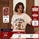 Teenie Weenie小熊女裝T恤2025夏新款新中式典雅印花時(shí)尚短袖上衣 象牙白 M (165)