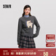 森馬（Semir）毛衣女提花衣服趣味潮流2024冬季圓領(lǐng)正肩毛衫甜酷風109724107008