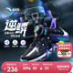 安踏兒童運(yùn)動(dòng)鞋男小童2025秋耐磨旋鈕低幫逆鱗籃球鞋A12519930H