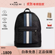 蔻馳（COACH）【雙11狂歡】男包男士大號時(shí)尚潮流實(shí)用雙肩背包送男生禮物 黑灰色拼色