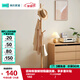 林氏家居實(shí)木簡(jiǎn)易衣帽架臥室北歐簡(jiǎn)約掛衣服架【原木色】LS176G1-D衣帽架