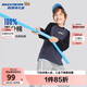 Skechers斯凱奇男女童長(cháng)袖T恤打底衫大童寬松衛衣運動(dòng)上衣L125K006