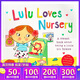 英文原版 Lulu Loves Nursery 露露愛(ài)上學(xué) 我愛(ài)露露系列 啟蒙認知故事繪本 成長(cháng)親子圖畫(huà)書(shū) 綠山墻