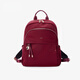 萊夫騏驥紅女雙肩包簡(jiǎn)約布包大容量14英寸旅行背包新年情人節禮物 石榴紅（中號）-13英寸