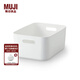 無(wú)印良品（MUJI）  聚乙烯軟盒 收納盒 小雜物 25.5*36*16cm 中