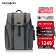 新秀麗（Samsonite）休閑時(shí)尚雙肩包電腦包15.6英寸男女背包反光材質(zhì)牛皮革TM7*013