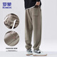 羅蒙（ROMON）褲子男士衛褲秋冬季寬松束腳休閑褲潮流百搭運動(dòng)男褲長(cháng)褲
