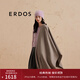 ERDOS 純山羊絨單層水紋休閑簡(jiǎn)約流蘇女士披肩圍巾 大地駝 180cmX70cm