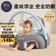 蒂樂(lè )嬰兒免水洗學(xué)坐椅枕頭寶寶學(xué)坐神器不傷脊柱訓練座沙發(fā)3-36個(gè)月 維克獅子【防污免洗 玩具架款】
