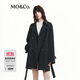 MO&Co.【美麗諾綿羊毛】復古大衣外套附腰帶女款