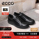 愛(ài)步（ECCO）25年秋季新款牛皮輕奢經(jīng)典休閑板鞋 柔酷60周年525464 黑色42