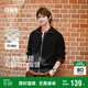 森馬（Semir）針織衫男高領(lǐng)毛衫情侶款開(kāi)衫外套可內搭秋季上衣純色101524106204