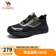 駱駝（CAMEL）城市戶(hù)外徒步鞋網(wǎng)面休閑跑步運動(dòng)鞋男 G15S566107 黑綠 42