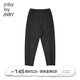 jnby by JNBY江南布衣童裝秋冬寬松衛褲束腳褲保暖搖粒絨男女童兒童1OBE1327H 001/本黑 130 cm