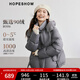 紅袖高級保暖羽絨服冬季2024新款女裝落肩抽繩拉鏈立領(lǐng)連帽休閑短外套 高級灰064 M
