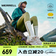 邁樂（Merrell）官方店男女款戶外登山徒步鞋減震MOAB 3邁越者輕量防滑耐磨透氣 J035894白灰米（女） 37