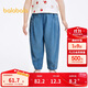 巴拉巴拉童裝兒童褲子男童長(cháng)褲女童夏裝薄款2025牛仔褲防曬潮209225108204