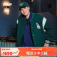 MLB外套男女情侶學(xué)院風(fēng)運動(dòng)夾克休閑寬松棒球服3AJPV0934-07GND-L