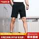 龍牙龍牙新款休閑短褲隱躍輕量短褲加強版純色黑色短褲男款夏季 極夜黑 165/76B(125斤以?xún)?