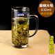 法國弓箭樂美雅鋼化玻璃杯耐熱泡茶杯家用帶把玻璃茶杯加厚喝水杯可微波爐杯子 曼頓大號 630ml單支