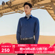 雅戈爾（YOUNGOR）長(cháng)袖襯衫男年春季新品條紋襯衫男襯衣男 VLPM119768FFY藏青 42