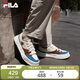 FILA 斐樂(lè )官方川行鞋FOSSO男鞋帆布鞋休閑鞋2025年運動(dòng)鞋小白鞋厚底