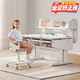 Sugar Swan糖天鵝德國實(shí)木專(zhuān)業(yè)兒童學(xué)習桌中小學(xué)生書(shū)桌家用寫(xiě)字課桌椅子套裝 奧爾夫+瓦爾特堡椅 學(xué)習桌