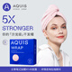 AQUIS美國黑科技纖維wrap干發(fā)帽女速干包頭毛巾吸水浴帽顏淡粉
