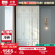 林氏家居衣柜衣帽間柜子儲物柜JO12D【白色】10D-E三門(mén)衣柜+17D-E三門(mén)頂柜