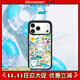 CASETIFY Chiikawa x CASETiFY聯(lián)名 吉伊卡哇夏日派對 適用于iPhone 17/16/15  Air/Pro/Max蘋果手機殼 透明黑框 iPhone 17 Pro