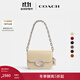 蔻馳（COACH）女士 IDOL單肩包斜挎包鏈帶細節高級感簡(jiǎn)約女包 LH/象牙色