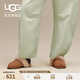 UGG秋季女士舒適時(shí)尚輕便平底純色毛鞋領(lǐng)包頭拖休閑毛毛拖1106872 CHE | 栗色 38